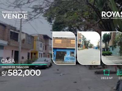 Se Vende Casa en Urb. Peru - Smp