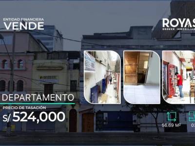 Entidad Financiera Vende Departamento en Gamarra - La Victoria - 910