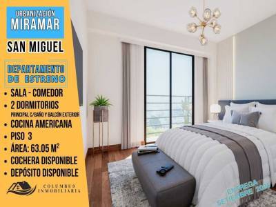 Departamento en  Avenida Costanera & Calle San Mart&iacute;n, San Miguel, Per&uacute;